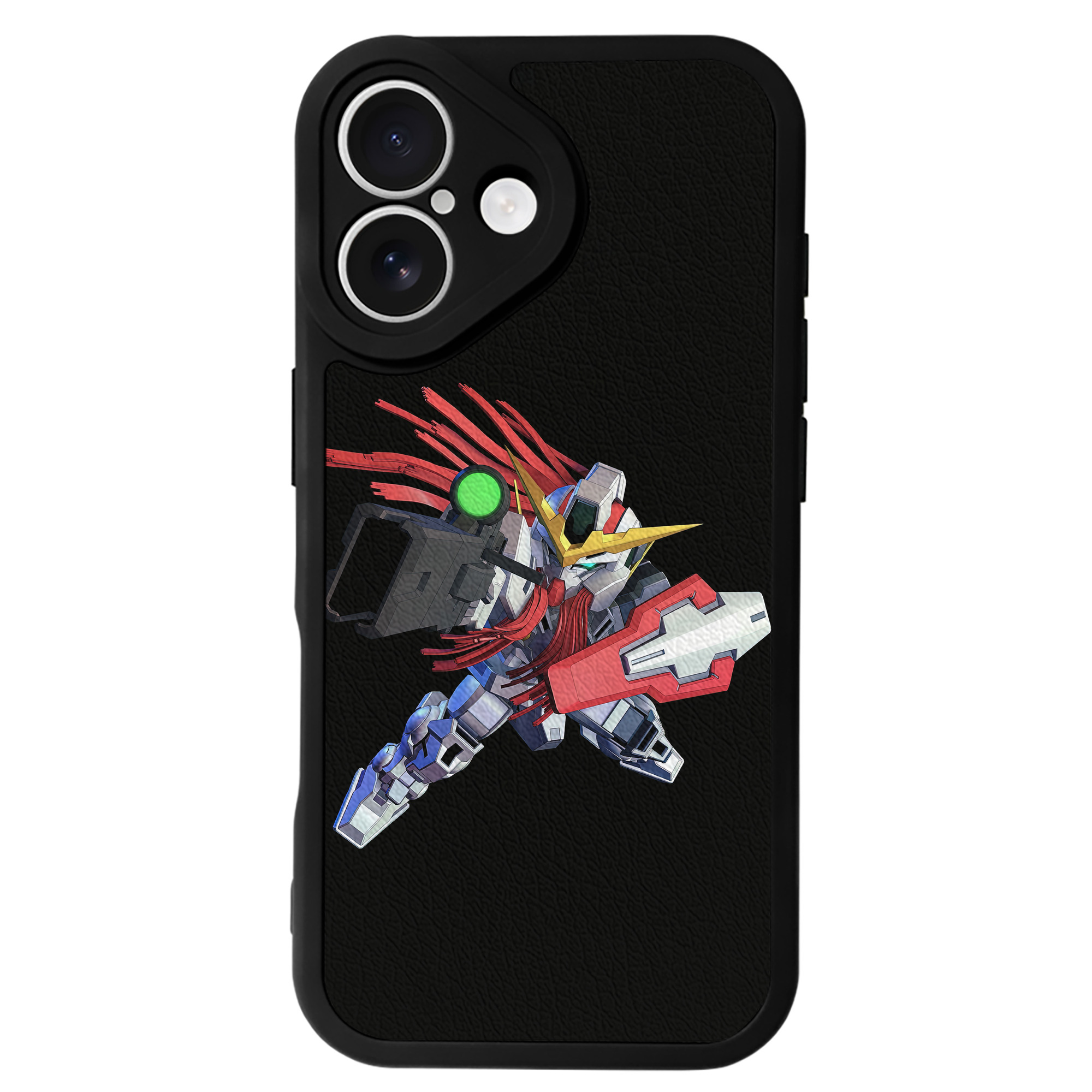 （画像用） 機動戦士ガンダム Mobile Suit Gundam 【iPhone 16シリーズ対応】シリコンスマホケース（レザー調） 材質：シリコン